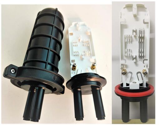 PP.ABS Fiber Optic Splice Closure -30°C ~ +60°C with 6 round ports